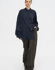 Cocoon Button-down, Navy