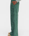 Pasha - Elastic Waist Pants, Pine