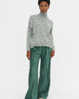 Pasha - Elastic Waist Pants, Pine