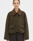Precious Cargo Jacket, Khaki Green