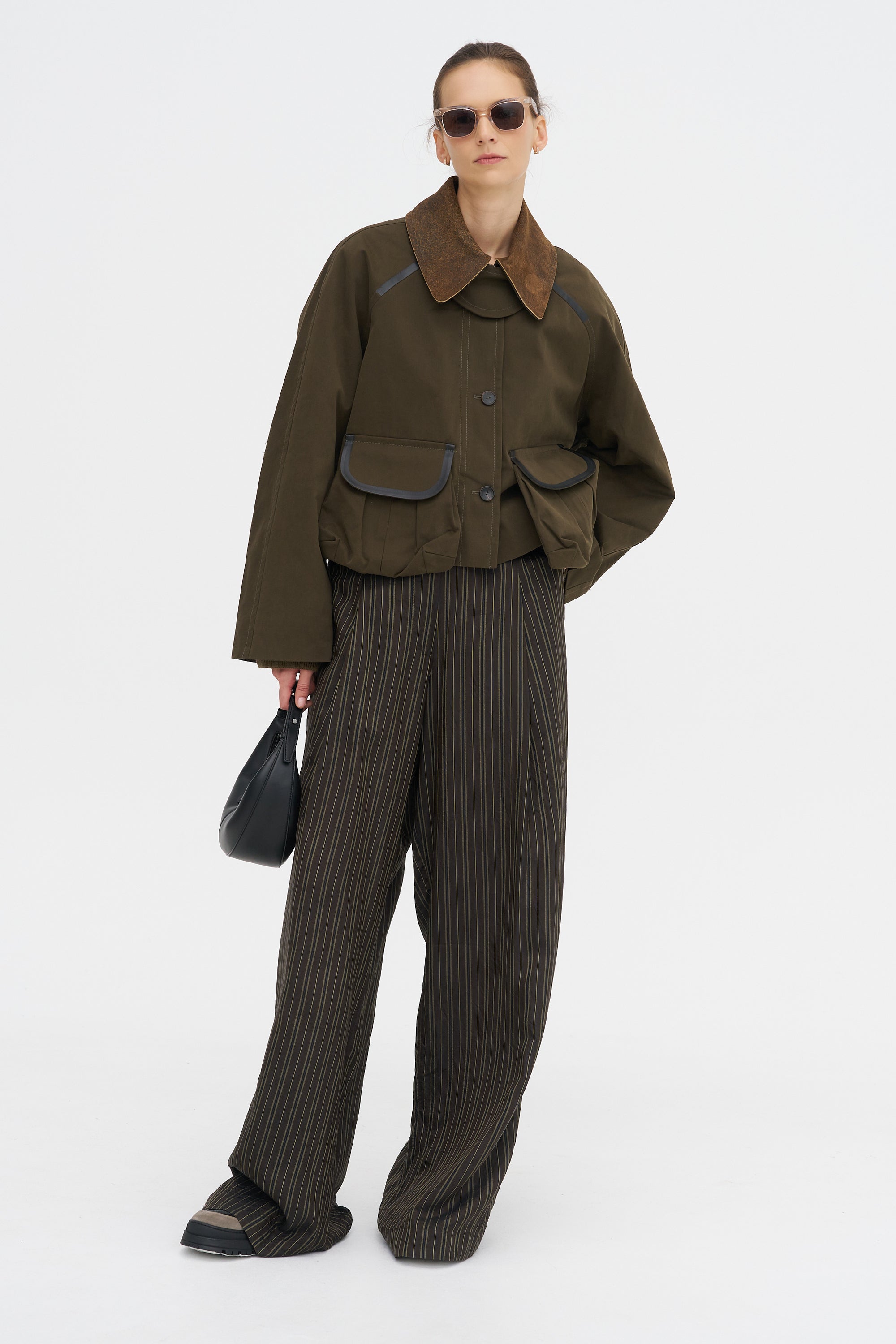 Precious Cargo Jacket, Khaki Green