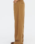 Curved Seam Army Pant, Light Brown