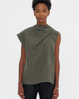 Teiho - Sleeveless Top, Thyme