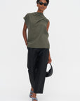 Teiho - Sleeveless Top, Thyme