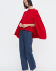Crew Cape Knit, Poppy
