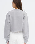 Metsu Ycom - Crewneck Sweater, Light Grey Melange