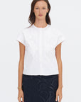 Beaded Shirt, Optical White