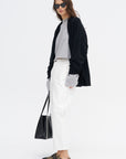 Metsu Ycom - Crewneck Sweater, Light Grey Melange