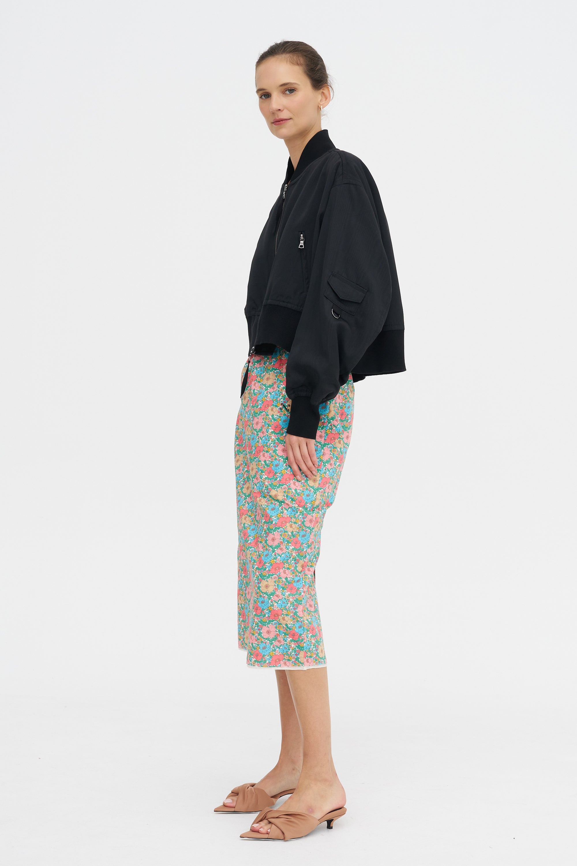 Aviator Jacket, Noir