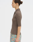 Sugarman Knit Polo, Choco