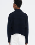 Icebreaker Cashmere Cardigan, Marine Melange