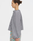 Grand Bazaar Mini Top, Black and White Stripes
