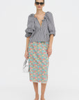 Grand Bazaar Mini Top, Black and White Stripes