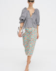 Grand Bazaar Mini Top, Black and White Stripes