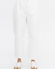 Pan Cova - Heavy Cotton Canvas Pants, Off-White