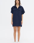 Stefana Shift Dress, Navy