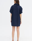 Stefana Shift Dress, Navy