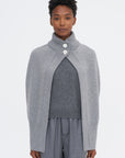 Roxalena Knit Cape, Istanbul Fog