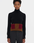 Turtleneck Sweater, Burgundy