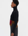 Turtleneck Sweater, Burgundy