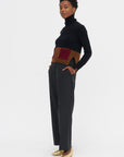 Turtleneck Sweater, Burgundy