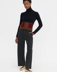 Turtleneck Sweater, Burgundy