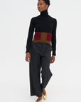 Turtleneck Sweater, Burgundy