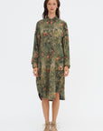 Reversible Jumbo Shirtdress, Plaid