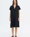 Adi Frill Dress, Black