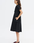 Adi Frill Dress, Black