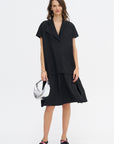 Adi Frill Dress, Black