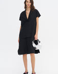 Adi Frill Dress, Black