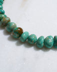 Beaded Necklace, Blue-Green Turquoise