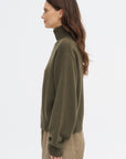 Maddox Ycash - Turtleneck 3 Ply Cashmere, Khaki
