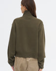 Maddox Ycash - Turtleneck 3 Ply Cashmere, Khaki
