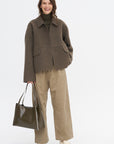 Maddox Ycash - Turtleneck 3 Ply Cashmere, Khaki