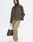 Maddox Ycash - Turtleneck 3 Ply Cashmere, Khaki