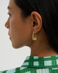 Nomad Earring Sunrise - Single, Yellow Gold