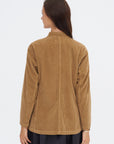 Giacca Pina - Velluto, Camel