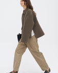 Cox Wolk - Double Faced Boiled Wool Jacket, Mink