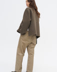 Cox Wolk - Double Faced Boiled Wool Jacket, Mink