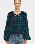 Grand Bazaar Mini Top, Navy Tartan