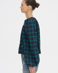 Grand Bazaar Mini Top, Navy Tartan