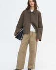Cox Wolk - Double Faced Boiled Wool Jacket, Mink