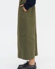 Strigel Pose - Satin Skirt, Laurel