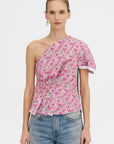 Athina Top, Pink Flower Explosion