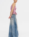 Athina Top, Pink Flower Explosion