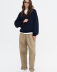 Pinot Cody - Cotton Corduroy Trousers, Cashew
