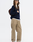 Pinot Cody - Cotton Corduroy Trousers, Cashew