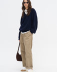 Pinot Cody - Cotton Corduroy Trousers, Cashew